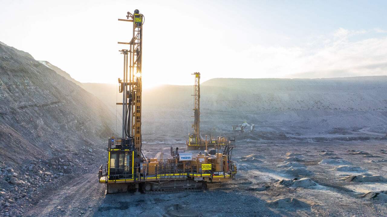 Thiess join forces with WesTrac and Caterpillar® to hit one million metre autonomous drilling milestone at Mt Arthur South
