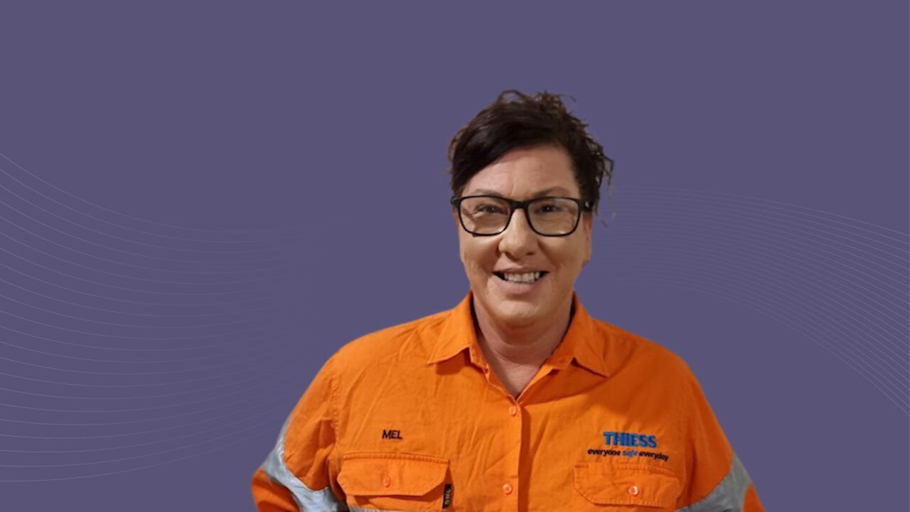 Thiess Operator Melissa is proving age is no barrier to achieving her dream job