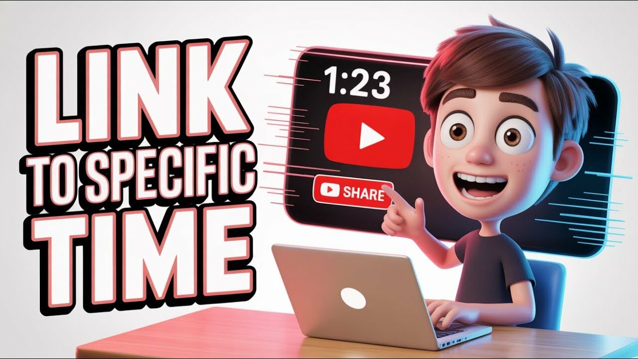 How to Link and Share to a Specific Time in a YouTube Video (Desktop, PC, Mac, Laptop)
