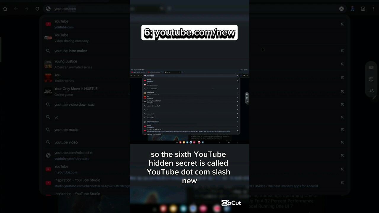 YouTube secret 6: youtube.com/new #youtubeshorts #youtubeshorts #viral