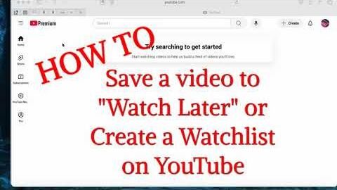 How to create watchlists on youtube