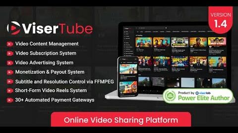 ViserTube - Online Video Sharing Platform