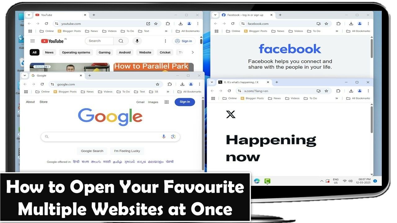 How to Open Your Favourite Multiple Websites at Once