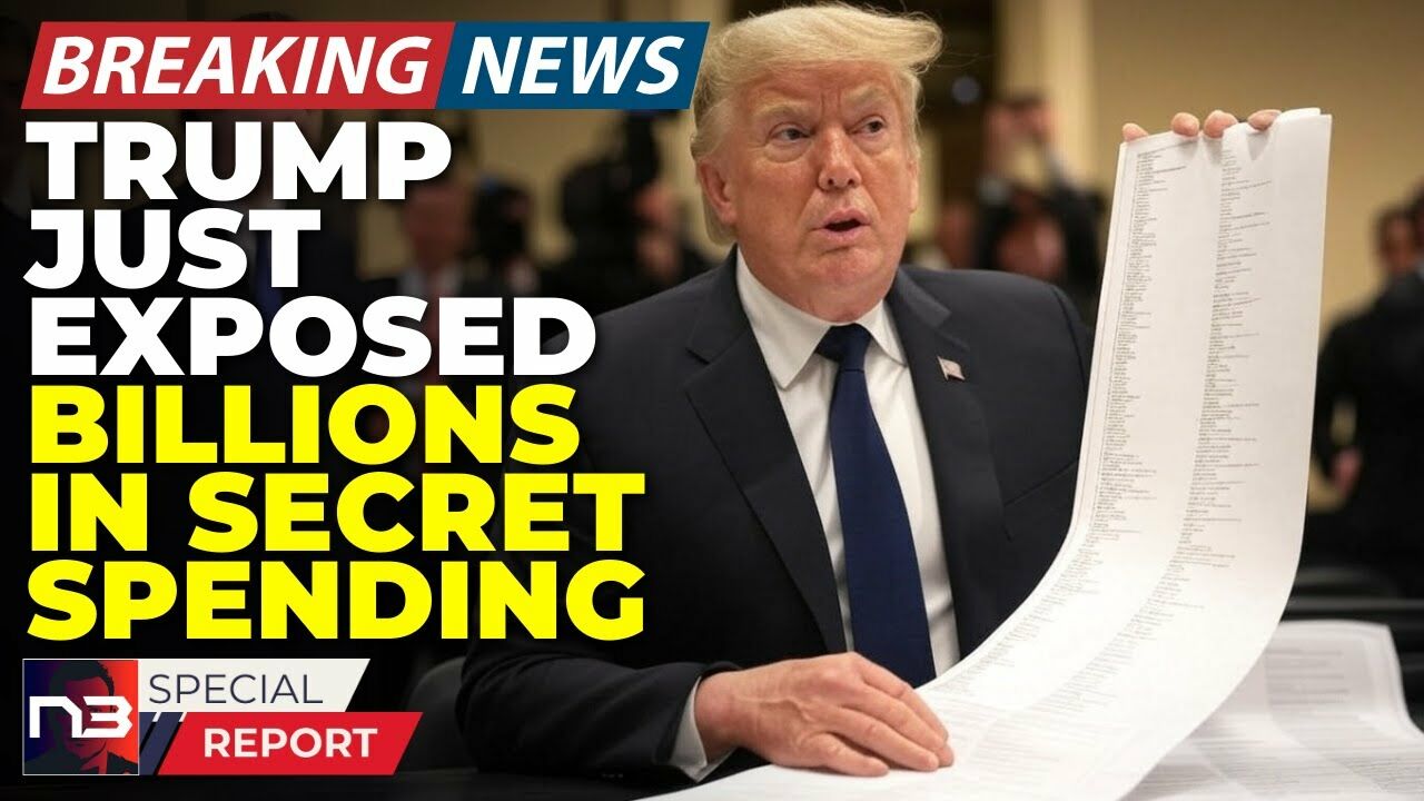 šØBREAKING: Trump Just Turned To The Camera And Read The Government's Secret Payment List