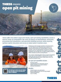 Open-Pit Mining Fact Sheet