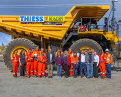 Thiess celebrates the start of Stobie Open Pit Mining Project 