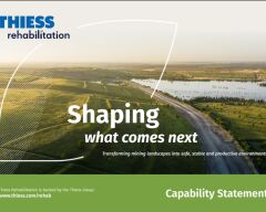 Thiess Rehabilitation capability statement