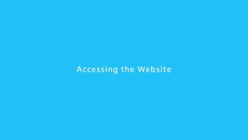 Accessing the Website