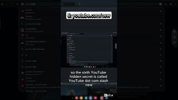 YouTube secret 6: youtube.com/new #youtubeshorts #youtubeshorts #viral