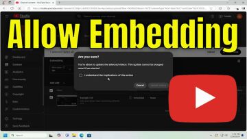 Allowing Embedding of YouTube Videos [Tutorial]