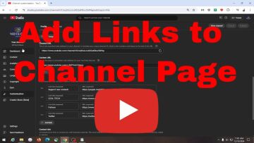 How to Add Links to Your YouTube Channel Page [Guide]