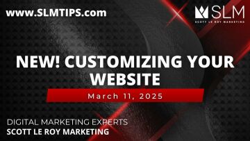 NEW! Customizing your Website 3/11