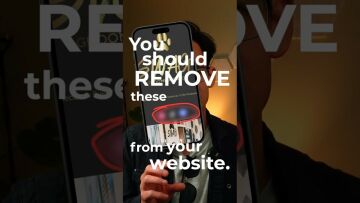 Remove these from your website (Website tip #1)