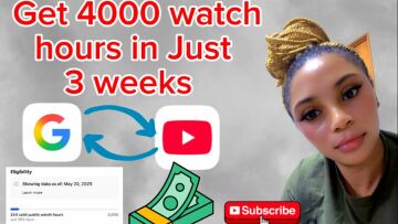 Newest way To Get 4000 Watch Hours Using Only Google &amp; YouTube App (Complete Tutorial)
