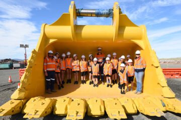 Young miners tour Mount Pleasant Operation in the Hunter Valley