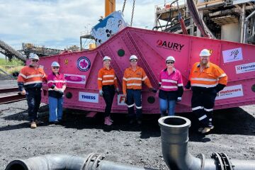 Thiess and suppliers raise cancer awareness to new heights at Lake Vermont