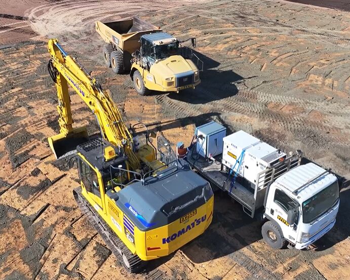 Reducing emissions with RTL electric excavator trial